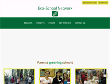 Tablet Screenshot of ecoschoolnetwork.org